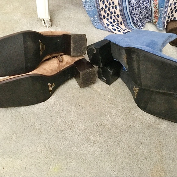 CLOSET CLOSING BUNDLE‼️3 PR. Suede Ankle Boots + bonus pair. - Picture 3 of 8